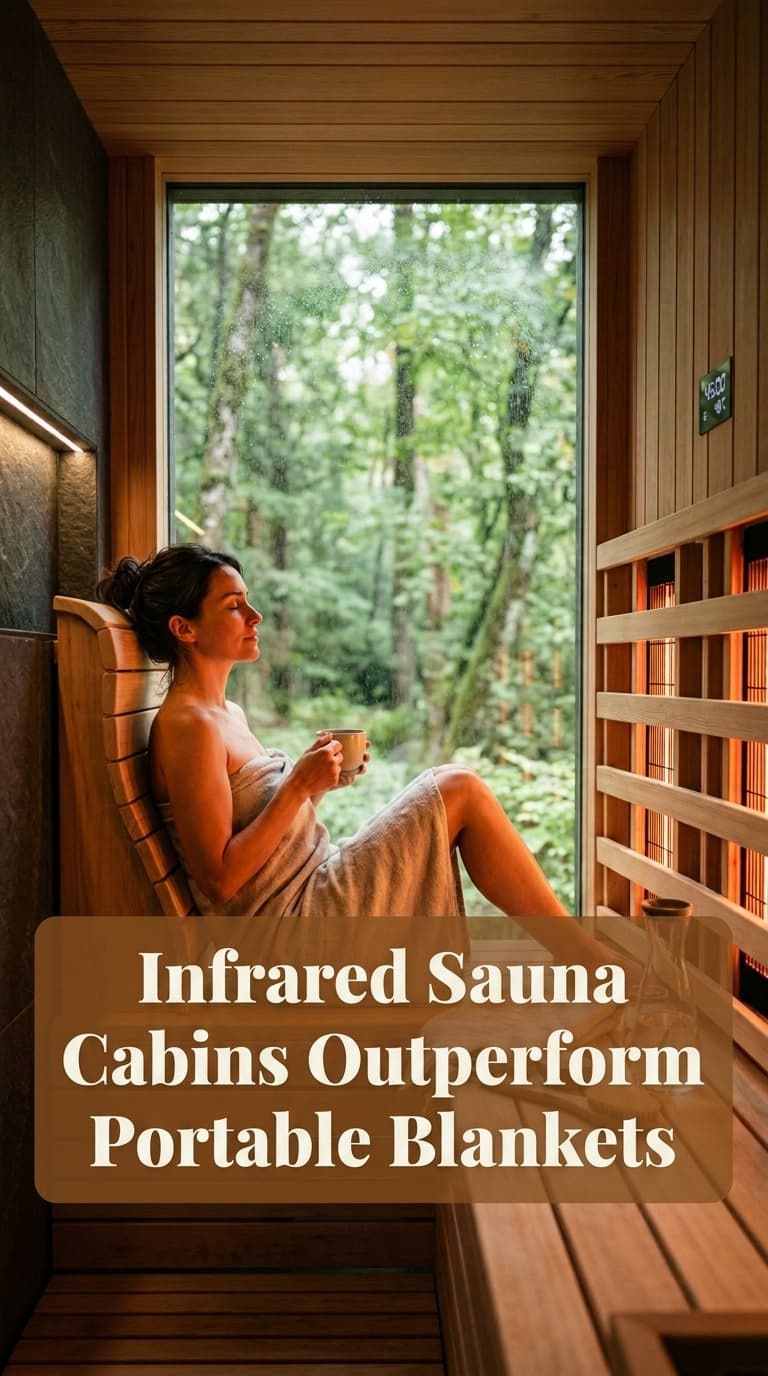 Infrared Sauna Cabins Outperform Portable Blankets